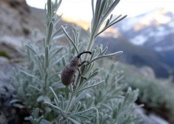 Field study documents first confirmed development of a rare weevil in Swiss wormwood