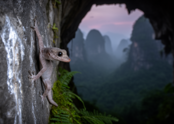Mitochondrial and morphological evidence distinguishes new karst gecko species in Guangxi