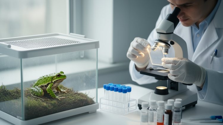 Cytogenetic study of 30 Hunan farm frogs finds 26 chromosomes and four submetacentric pairs