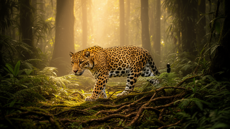 Camera-trap report documents a critically endangered jaguar moving across northwestern Ecuador