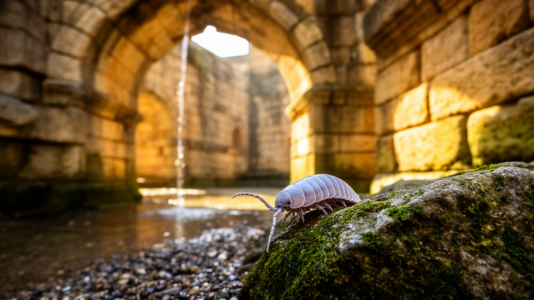 Roman-Era Aqueduct Hides a Brand-New Species of Woodlouse in Spain