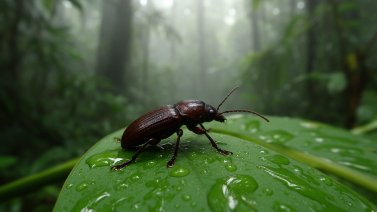 New 1.37-mm round fungus beetle from Brunei distinguished by arrow-shaped genital tip