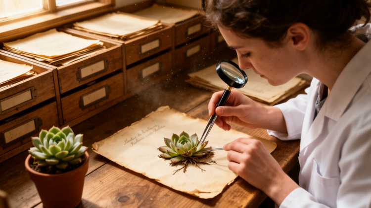Nomenclatural study designates type specimens for Italian alpine plant Sempervivum dolomiticum