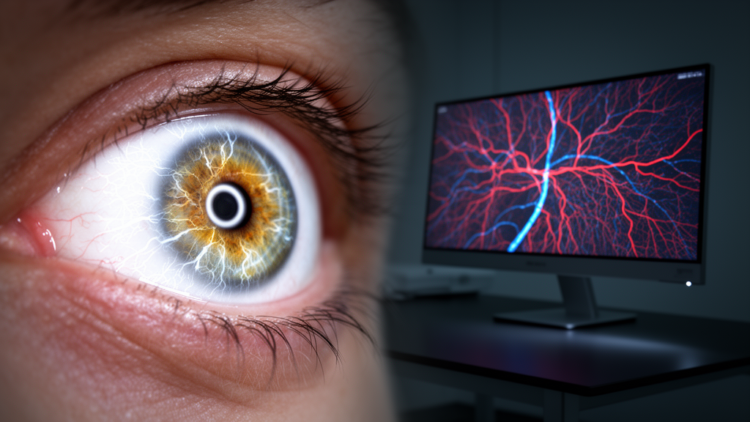 Structured narrative review maps validation needs for ophthalmic vessel AI