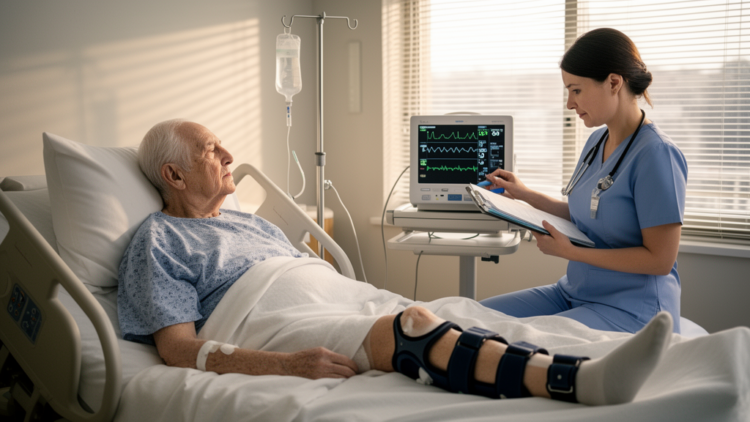 Three Bedside Numbers Could Flag Delirium Risk After Hip Fracture Surgery