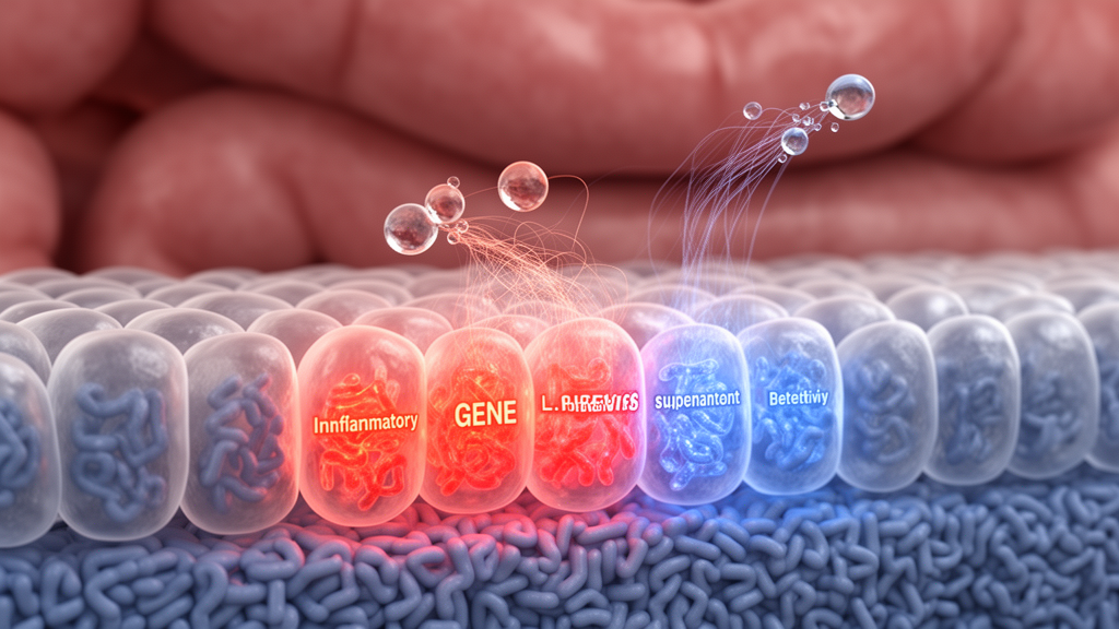 L. brevis supernatant selectively alters inflammation genes in intestinal cells