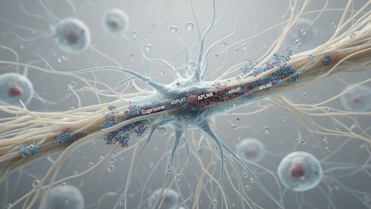 Dynamic association of APLNR with astrocytic remodeling in the cuprizone-treated corpus callosum