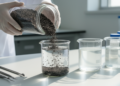 Sawdust ferrocene composites show pollutant-removal potential in laboratory water tests