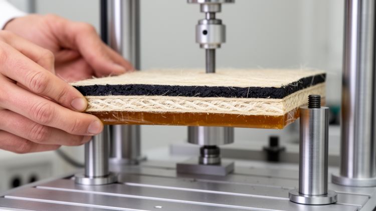Three-layer sisal-biochar epoxy laminate achieves 88.1 MPa tensile strength
