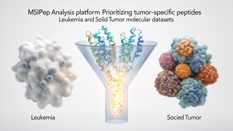 MSIPep prioritizes tumor peptides in leukemia and solid-tumor datasets