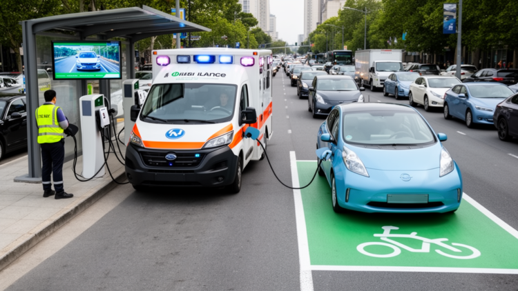 Real-time EV charging scheduler prioritizes emergencies and avoids stranded cars