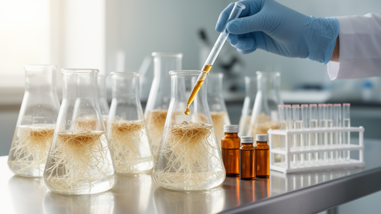 Coniferyl alcohol doubles justicidin B in Linum austriacum root cultures in dose- and timing-dependent tests