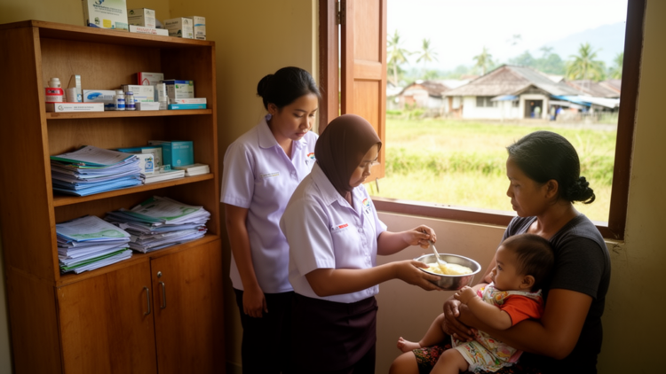 Mixed-methods study finds feeding knowledge gaps among Indonesian border health cadres