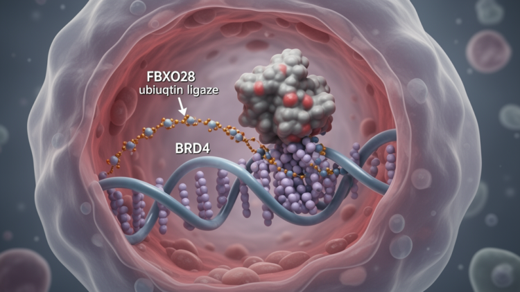 FBXO28 ubiquitinates BRD4 to fuel lung cancer cell malignancy