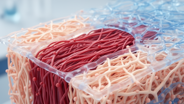 Spatial analysis associates dECM deployment with myocardial organization changes