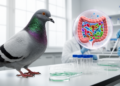 Gut microbes track pigeon muscle quality differences in multi-omics study