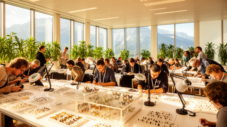 Swiss Entomological Society meeting reports insect monitoring and parasitoid experiments