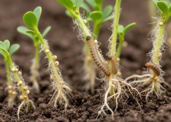 Seed-inoculated fungus shows mixed suppression of quinoa stem borer