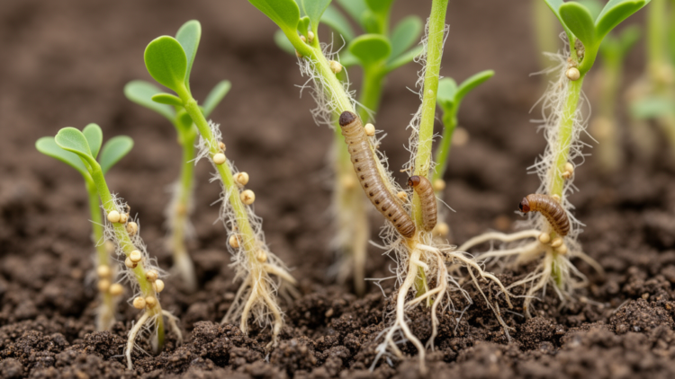 Seed-inoculated fungus shows mixed suppression of quinoa stem borer