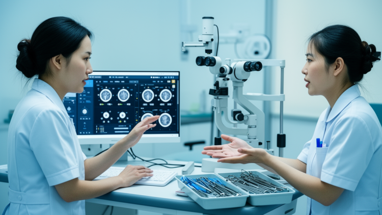 Chinese Ophthalmic Nurses Negotiate Trust in Generative AI
