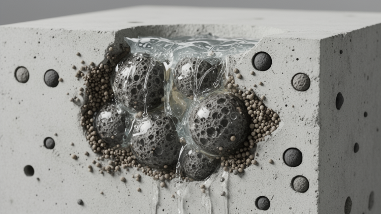 Alkali-Treated Fly Ash Aggregate Lightens and Strengthens Concrete