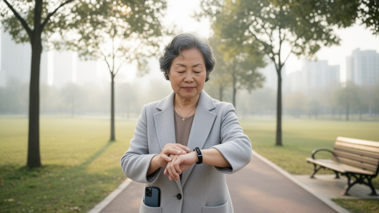 Smart wearable ownership tracks fewer depressive symptoms in older Chinese adults