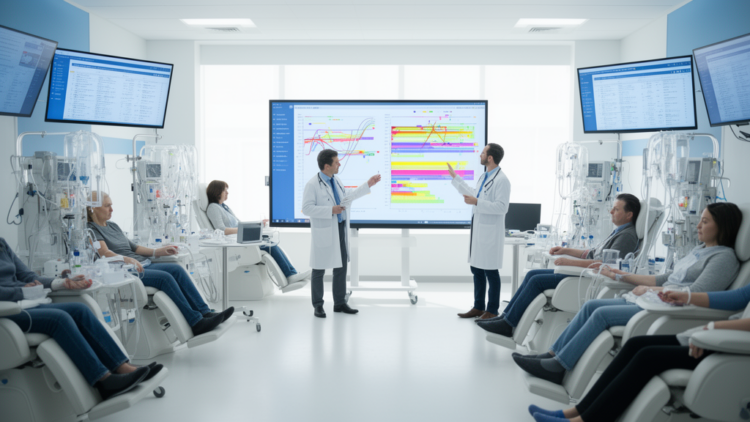 Penalized competing-risk model predicts dialysis transition in multicenter retrospective cohort