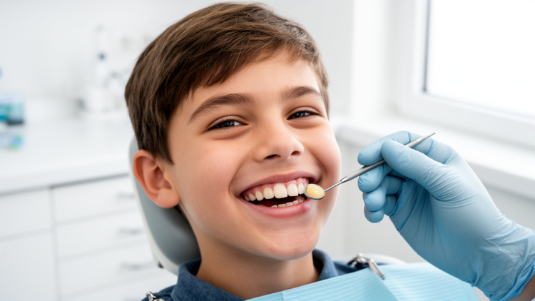 Case report: 12-year healing of fractured immature incisor after conservative care