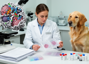 Systematic review maps tyrosine kinase inhibitor evidence in canine solid tumours