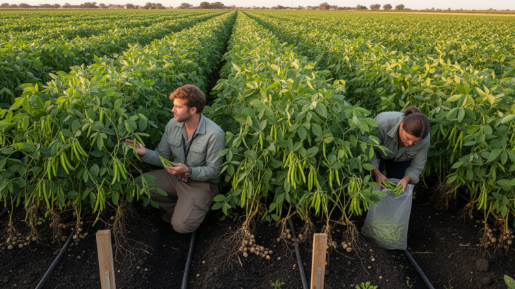 Field trial links bacterial co-inoculation to mungbean yield gains