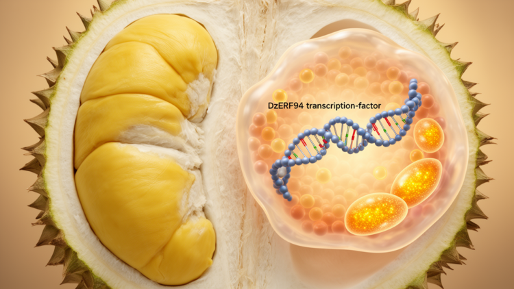Research report: The regulatory role of DzERF94 in carotenoid biosynthesis during ripening in durian (Durio zibethinus) pulp