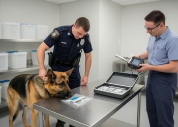 Pilot test compares electronic nose and police detection dogs