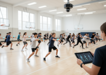 AI-guided physical education trial to test student activity and well-being