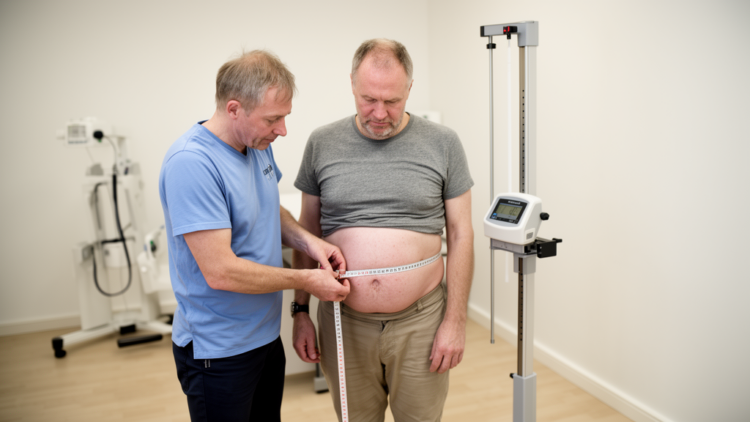 Adjusted waist-to-height ratio linked to heart attack and death in Swedish men