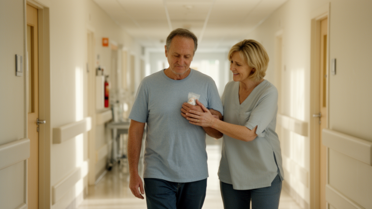 Cross-sectional study links social support, fear and health behavior after PCI