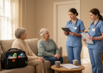 Job Resources Show Modest Buffering Association With Stress in Home Visiting Nurses