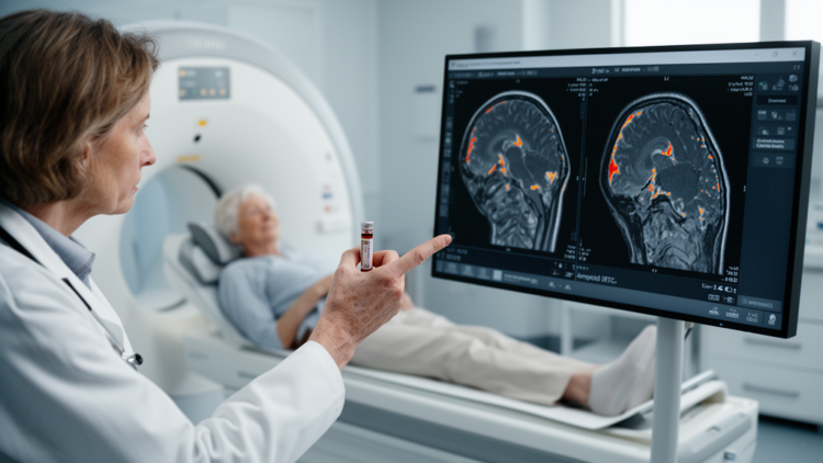 Two-stage blood algorithm reduces amyloid PET use in validated Alzheimer’s triage study