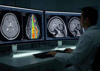 Spectral CT plaque measure linked to cerebral small vessel disease burden