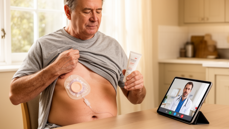 Stoma patients describe telehealth benefits for product and skin care