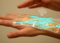 Battery-free flexible neuromorphic device learns from touch and motion
