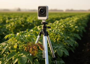 Lightweight AI detects potato leaf diseases under field conditions