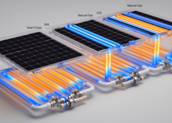 CFD study ranks water-heated collector factors for natural gas preheating