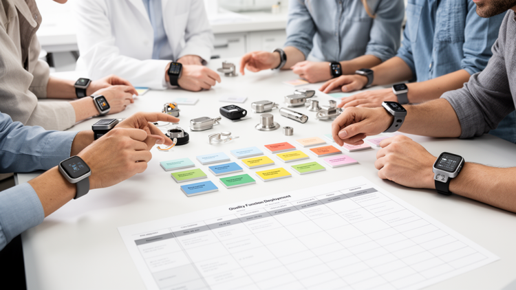 Lean Kano–QFD framework prioritizes wearable device development