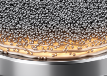 Molecular dynamics model links titanium nanopowder coating to lower melting point