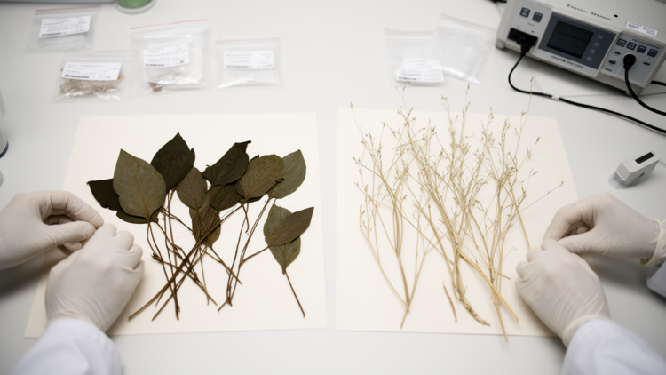Polish herbarium comparison finds contrasting wetland and dryland isotope shifts