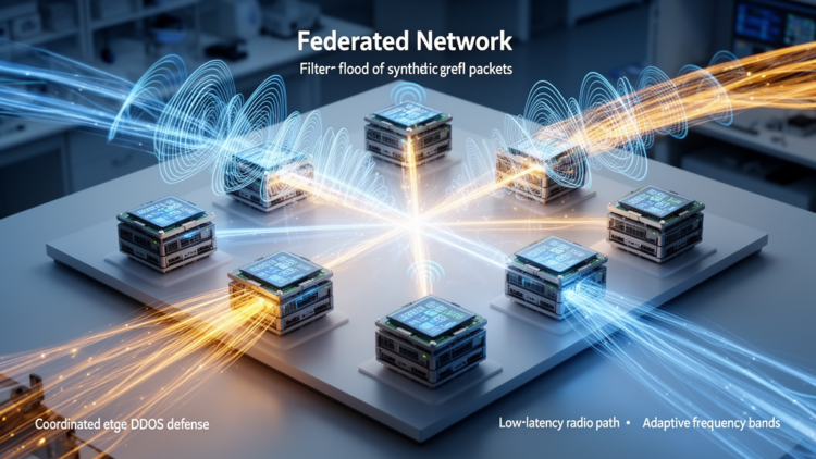 Federated slice-aware DDoS defense tested with synthetic and engineered 6G features