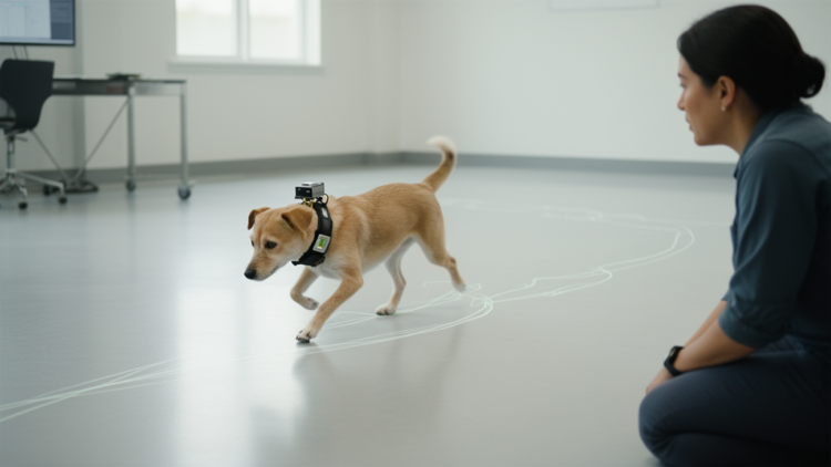 Neural-aided inertial tracking cuts dog trajectory error in small study