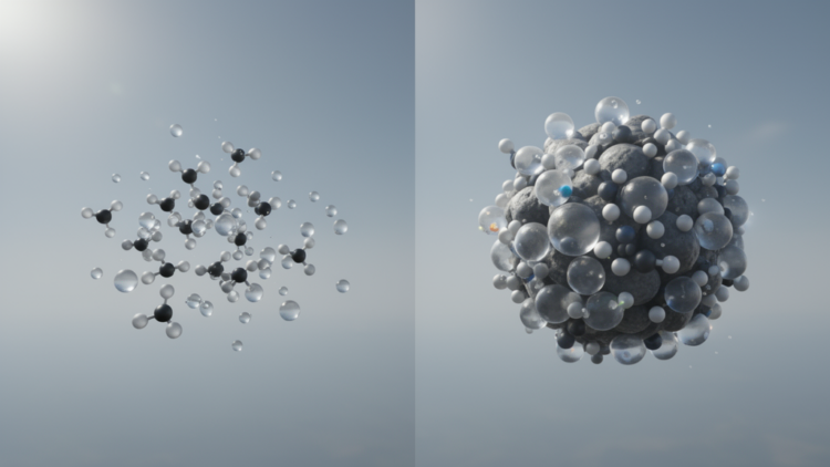 Sulfuric acid leads early particle formation, methanesulfonic acid favors later growth