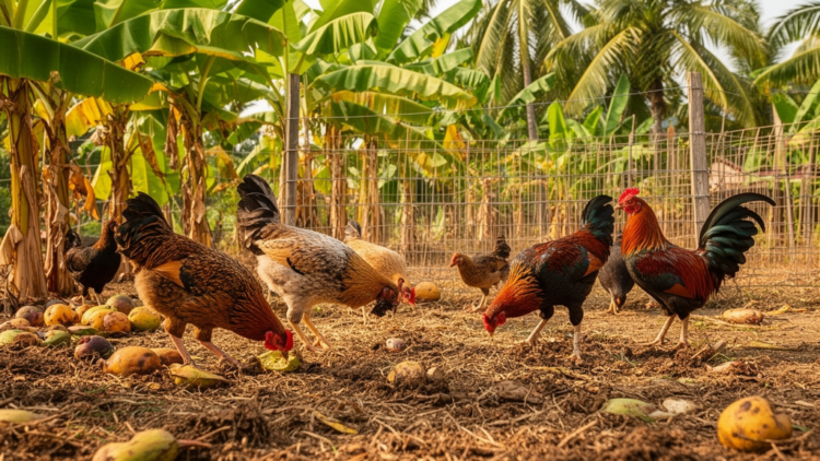 Fijian native chicken crosses match meat quality under scavenging conditions