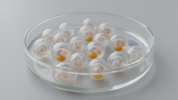 Triploid large yellow croaker embryos show preserved development with localized molecular changes